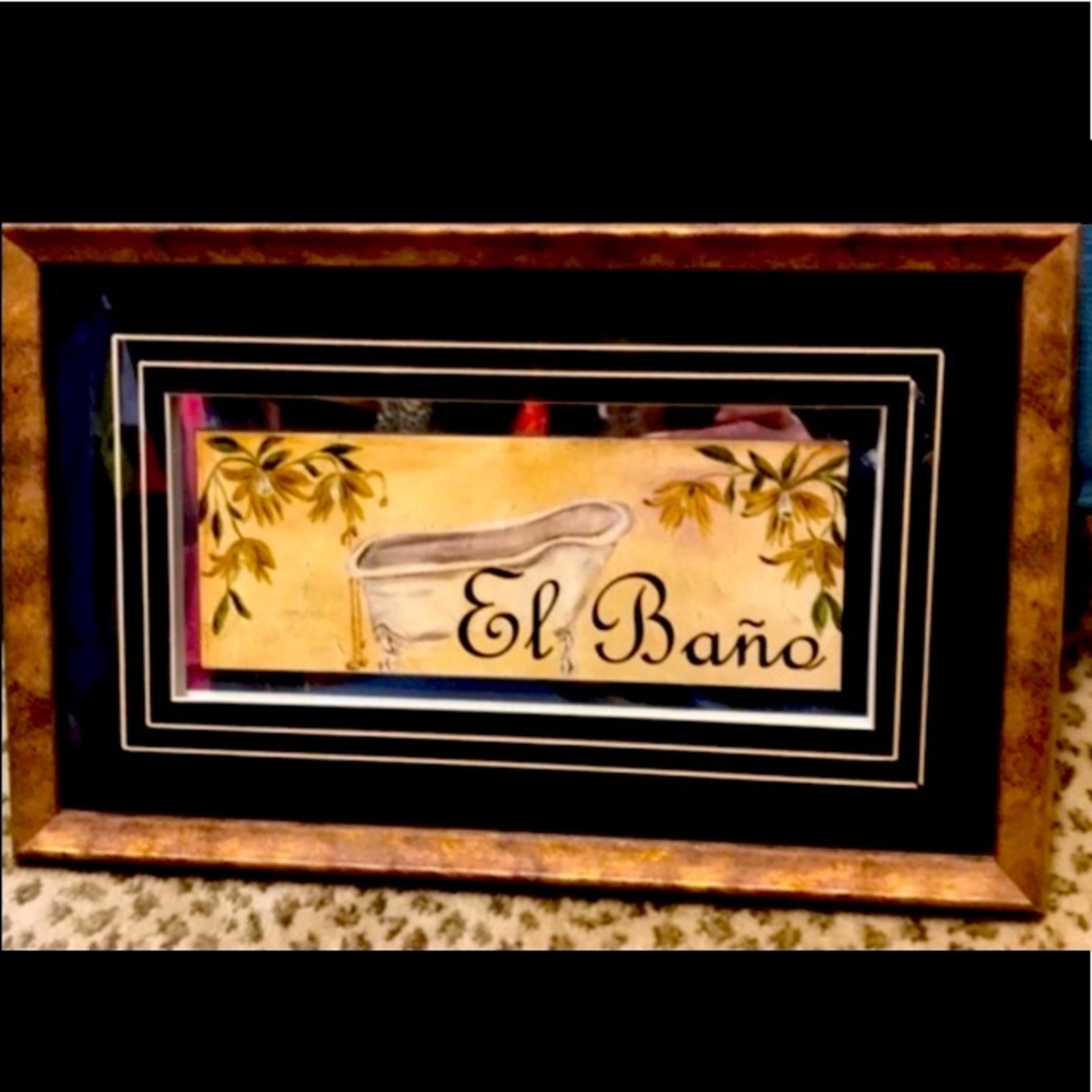 Elegant decorative painting.
